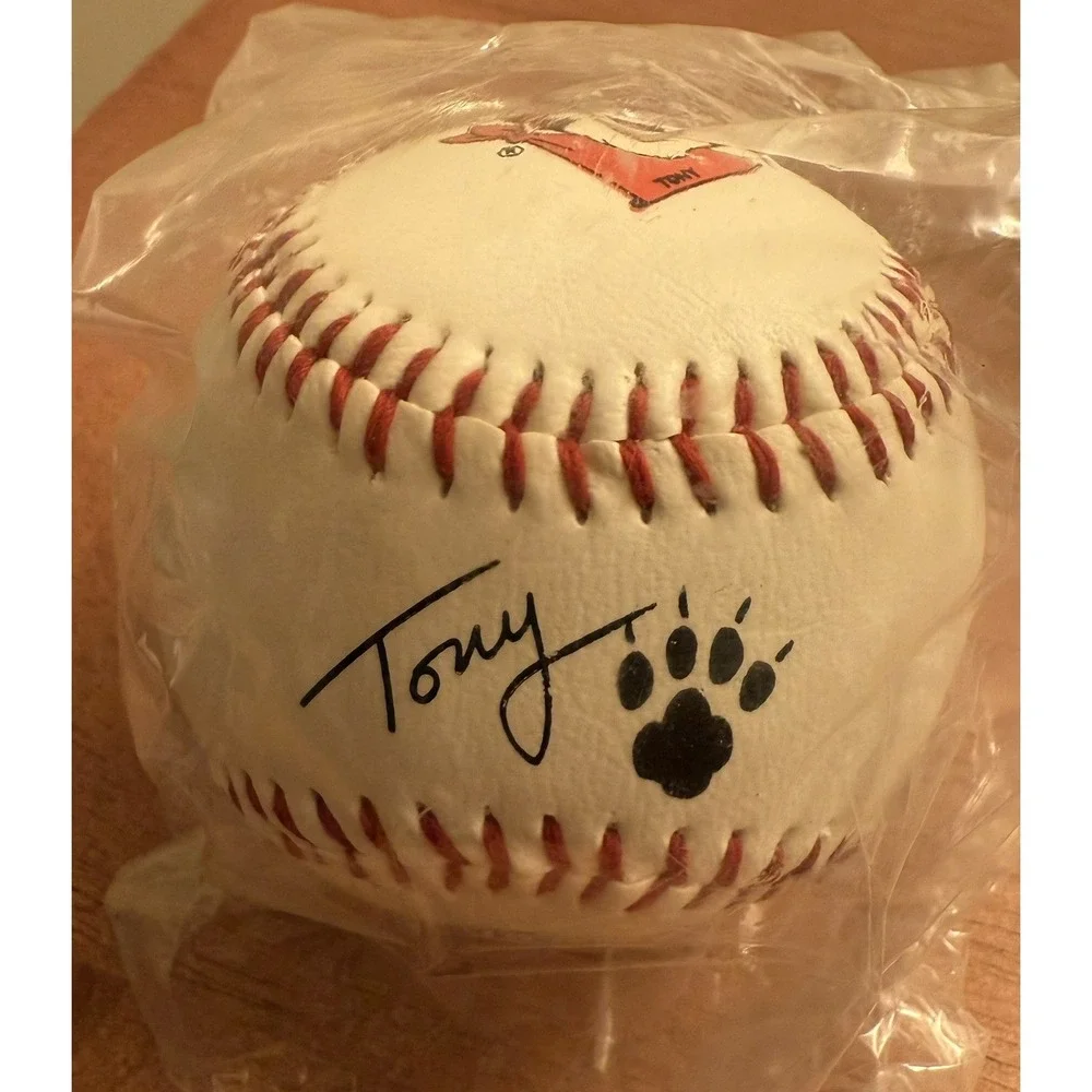 Tony the‎ Tiger Official Size Baseball. Original Box. Unused.